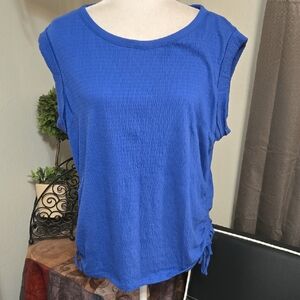 Talbots Cobalt Blue Sleeveless Blouse
